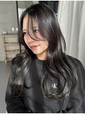 暗髪 / ダークグレージュ / フェイスレイヤー