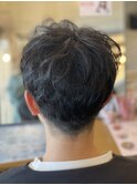マッシュ短髪ツーブロック☆メンズニュアンスパーマスタイル