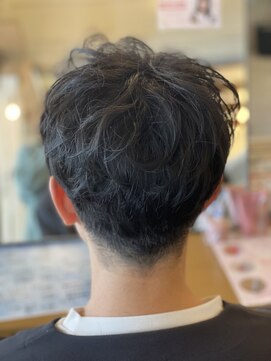 ヴァンファミリー アピタ福井飯塚店(Vanfamily) マッシュ短髪ツーブロック☆メンズニュアンスパーマスタイル