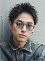 アップバング　ツーブロックなし　刈り上げなし