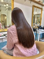 ロンドアベニール 北千住(Lond avenir)&nbsp;イメチェン外ハネボブ美髪ワイドバングレイヤー髪質改善縮毛矯正