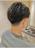 ビジネスマン 爽やか ニュアンスパーマ　ナチュラル 好感度ヘア
