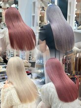 ダメージケアブリーチ×髪質改善カラーの組み合わせで叶う【圧倒的艶感ハイトーンカラー】♪