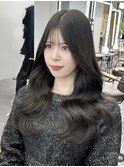レイヤーカット顔まわり前髪ロング20代30代40代