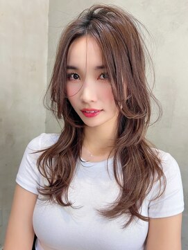 ロジッタ(ROJITHA) 【ROJITHA原宿表参道】シースルーバング×モカブラウン