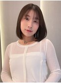 くびれヘア/顔周り/韓国/カラー/レイヤーカット/前髪/錦糸町ボブ