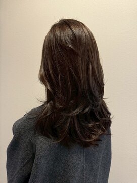 ムード(MOOD,) 暗めカラー/グランマッシュ[レイヤーカット/髪質改善/銀座]