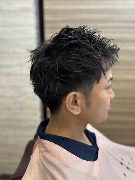銀座マツナガ 神田店 20，30代人気◎さわやかツーブロック刈り上げモテ髪