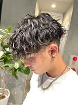 エリマバイフィフス 調布(elima by fifth)&nbsp;波巻きスパイラルパーマツーブロックマッシュパーマ調布