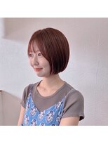 ヴィアーレアンクスタイル(VIALE Ank style)&nbsp;ミニボブ×ストロベリーカラー