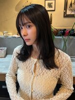 マスカリ(muscali)&nbsp;黒髪/表参道ハイライト/オリーブグレー/小顔/ココアベージュd82