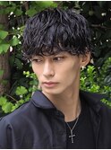 波巻きツイストスパイラルシャドウパーマ