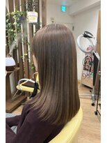 カットサロン ウシジマ(CUT SALON USHIJIMA)&nbsp;【時短髪質改善METEOカラー艶髪ストレートサンドベージュ】