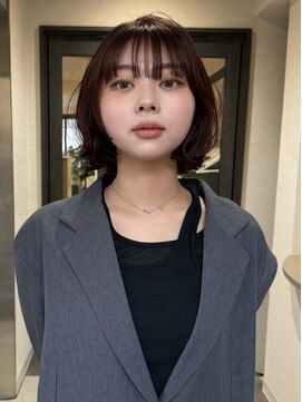 シーン(SCENE) 着物ヘア/ダークアッシュ/ミディアムレイヤーカット/天神今泉