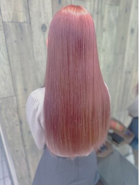 ミー 新宿(MII) ピンク/ダブルカラー/髪質改善/縮毛矯正/新宿/MII/ミイ