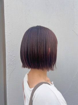 ミラー(Mirror’) 切りっぱなしボブ×スモーキーアンバー