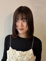 ロカリタ キョウト 千本丸太町店(ROCAReTA kyoto)&nbsp;レイヤーカット/縮毛矯正/ブラウンベージュ/トリートメント