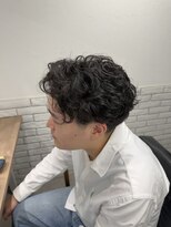 モク(mok) ニュアンスウェーブパーマ×アップバング