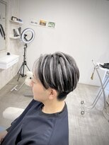 ルシエル(Luxiel)&nbsp;34. ハイライトショート/マッシュショート/デザインカラー