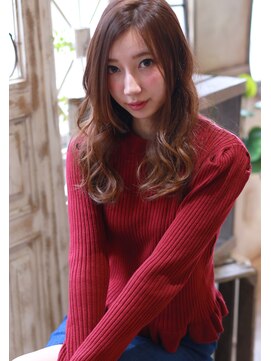 ラファンジュ ヘアー(Rohange hair) 【Rohange】抜けウェーブセミディ#くびれセミディ