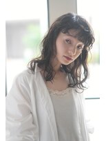 ヘアー アイス カンナ(HAIR ICI Canna)&nbsp;セミロング×無造作×ゆるふわ