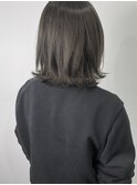 ☆ブリーチなしグレージュカラー大人かわいいミディアムボブ☆