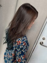 ボタニウム バイ アールサロン(BOTANIUM by RrSALON)&nbsp;裾カラーブルー☆グラデーション☆AMU