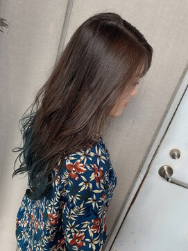 ボタニウム バイ アールサロン(BOTANIUM by RrSALON) 裾カラーブルー☆グラデーション☆AMU