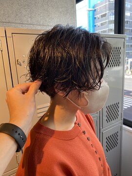 アンフェインド02(UNFEIGNED 02) クラゲヘアー/小顔に見せるヘア/ココアベージュ/伏見/栄