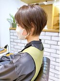 30代/40代/50代・絶壁解消・小顔前下がりショートボブ【中村】