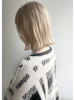 エル セルカ 高田馬場(el CERCA)&nbsp;外国人風ミルクティーベージュ×切りっぱなし外ハネボブ