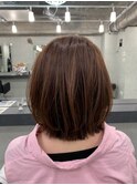 大人可愛いボブヘア20代30代40代白髪染め白髪ぼかし東銀座