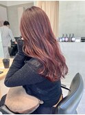 【minami】大人かわいい透け感艶髪ピンクベージュ/暖色カラー