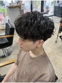 カール感強めスパイラルパーマ