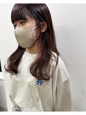 ［Ocean Hair&Life 水田］秋のカシスカラー/イヤリングカラー
