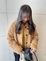 ヘアーニコル(hair nicole)&nbsp;柔らかいグレージュ色に動きのあるレイヤー