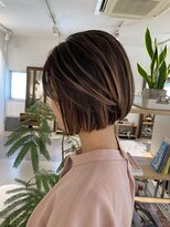 バッタ(Batta)&nbsp;sakagami 表面バレイヤージュボブ