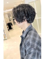 ハイストリートヘア(High street Hair)&nbsp;大人のミディアムメンズパーマ/ツイストスパイラル