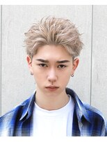 メンズフィール 心斎橋(MENS FEEL) 心斎橋　フェザーパーマ　サーフカール　スパイキーショート