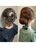 持込浴衣着付け&花飾り付ヘアセット