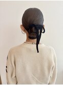 シニヨンヘアセット