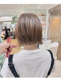 くびれボブ　外ハネボブ　レイヤーボブ　ラベンダーミルクティー