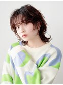 顔周りで差がつく大人可愛いマッシュウルフウルフ