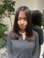 イロバイエンピー(iRo by enppy) layer cut × ash brown