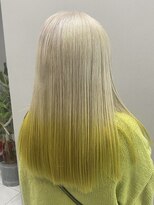 ラルガ 黒崎(Raruga) ハイライトカラーミルクティーベージュレイヤーカット