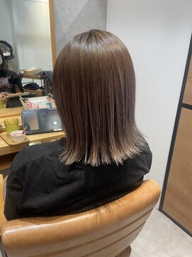 スーリール 西新店(Sourire) ♪オリーブベージュ×髪質改善水素トリートメント♪