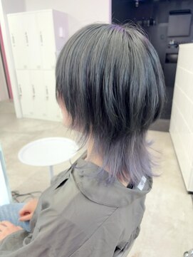 ロサ ファイブヘアー(Rosa..5Hair) インナーシルバー!ウルフ
