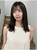【 YOKE 】レイヤーカット顔まわりフェイスレイヤーぱっつん