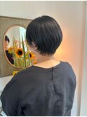 丸みスッキリショートボブスタイル♪