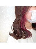 髪質改善/顔周りレイヤーカット/グレージュ[十条/十条駅]